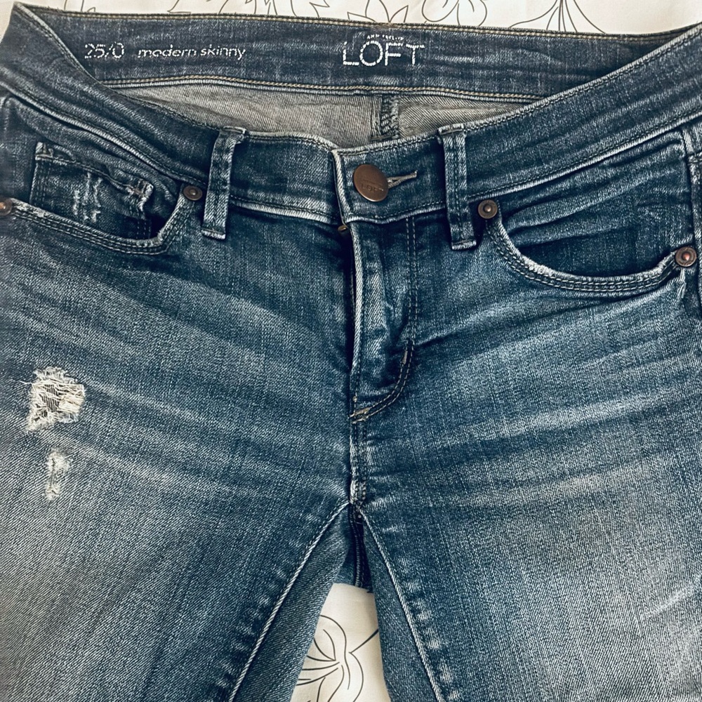👖LOFT Dark Blue Women's Skinny 👖